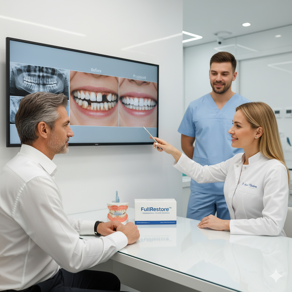 Full mouth rehabilitation dental treatment