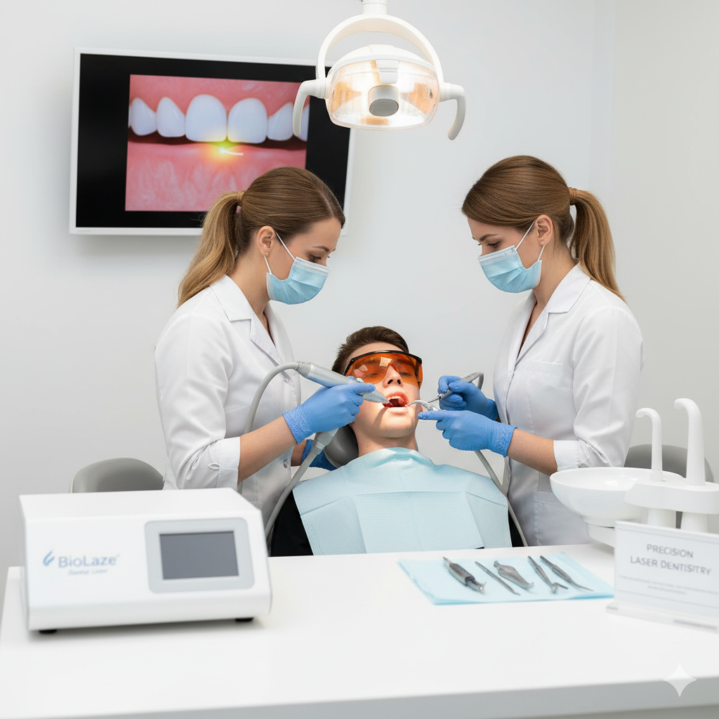 Laser dentistry treatment at Shwasa Mitra Clinic