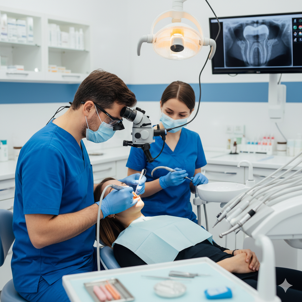 Root canal treatment at Shwasa Mitra Dental Clinic Bangalore